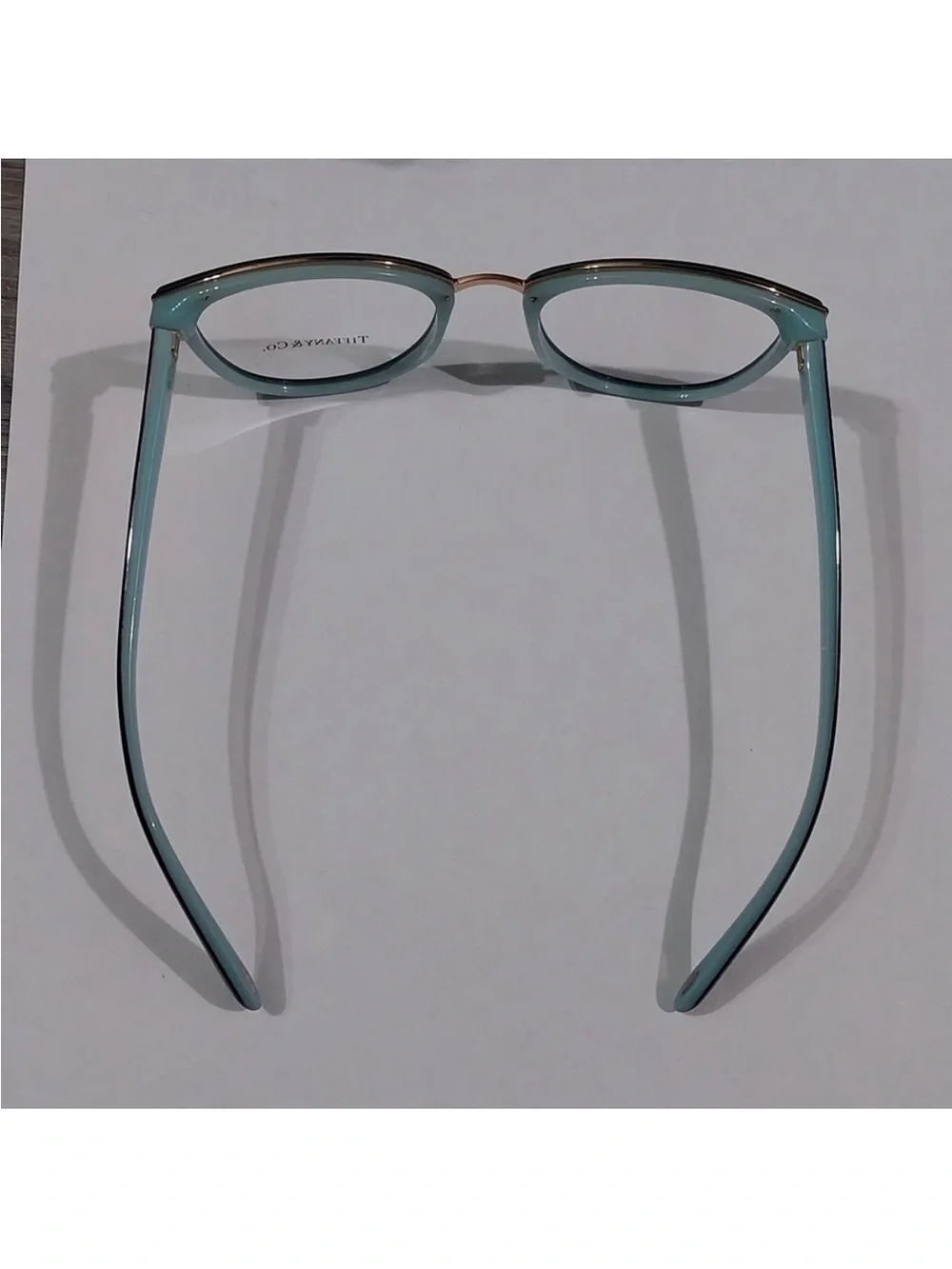 Tiffany & Co Black Round Glasses TF 2162 8055 Black On Blue Eyeglasses 51-20-145